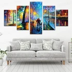 5 шт., настенные картины на холсте с изображением собаки