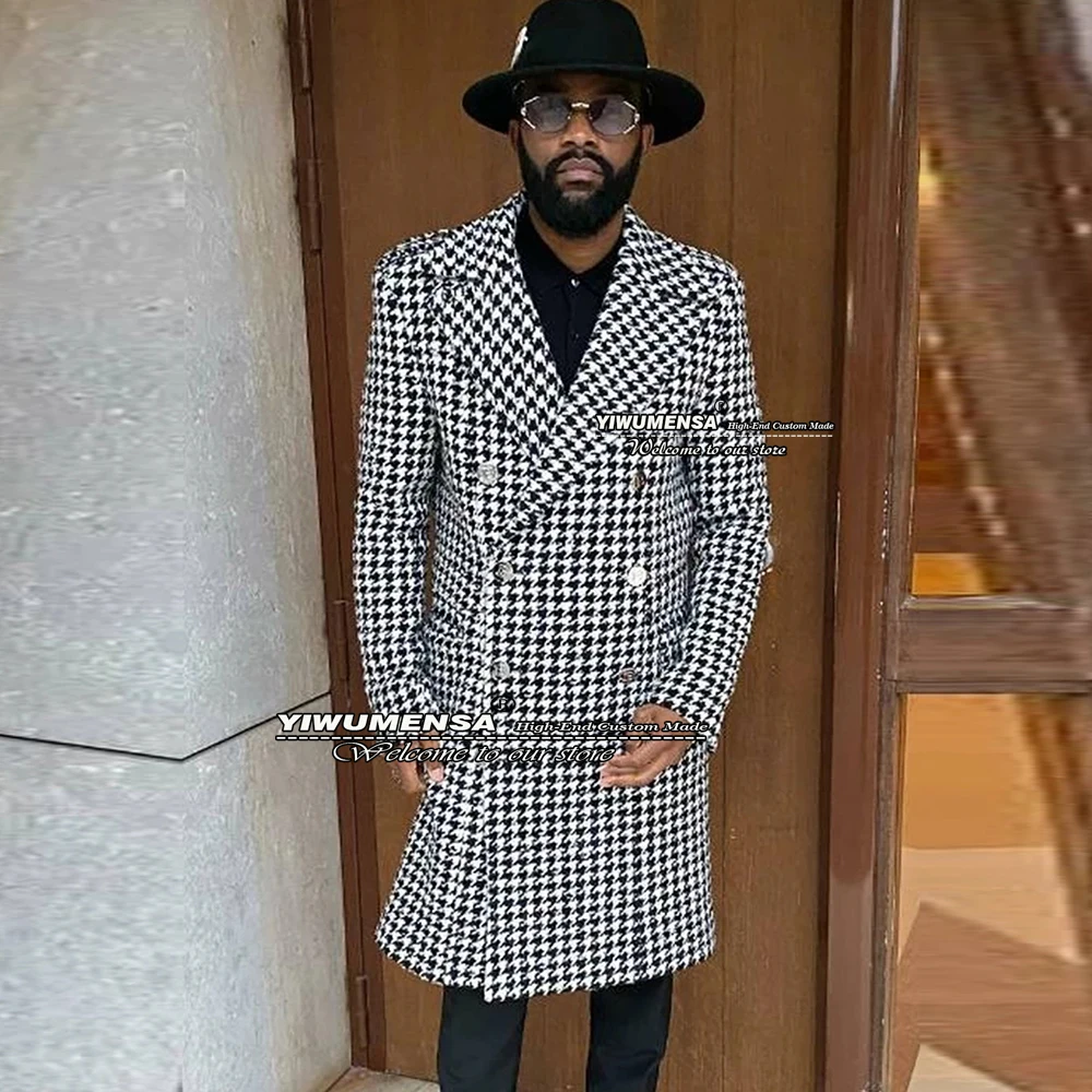 

Осенне-зимний костюм из твида, облегающий двубортный твидовый шерстяной Блейзер