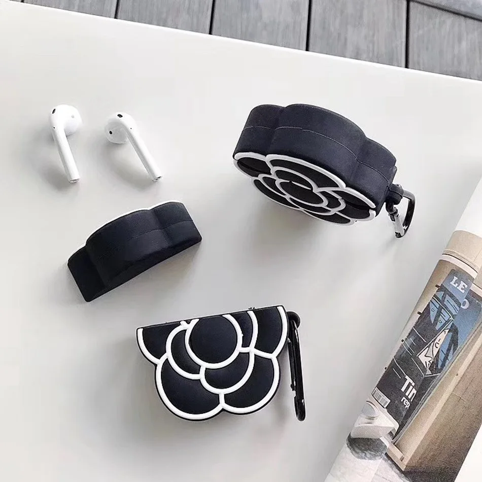3D милый чехол для гарнитура для Airpods Чехол Мягкий силиконовый чехол для наушников для Earpods чехол Защитный чехол для Airpods 1 2