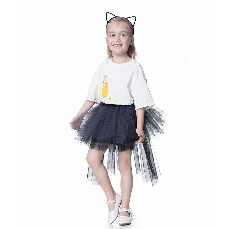 

Long tail gauze skirt girls' skirt children's gauze fluffy skirt skirt skirt dance skirt