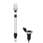 Телескопические 12 В светодиодные Аксессуары для морской лодки видимость 2 морские мили Регулируемая навигационная круглая лампа