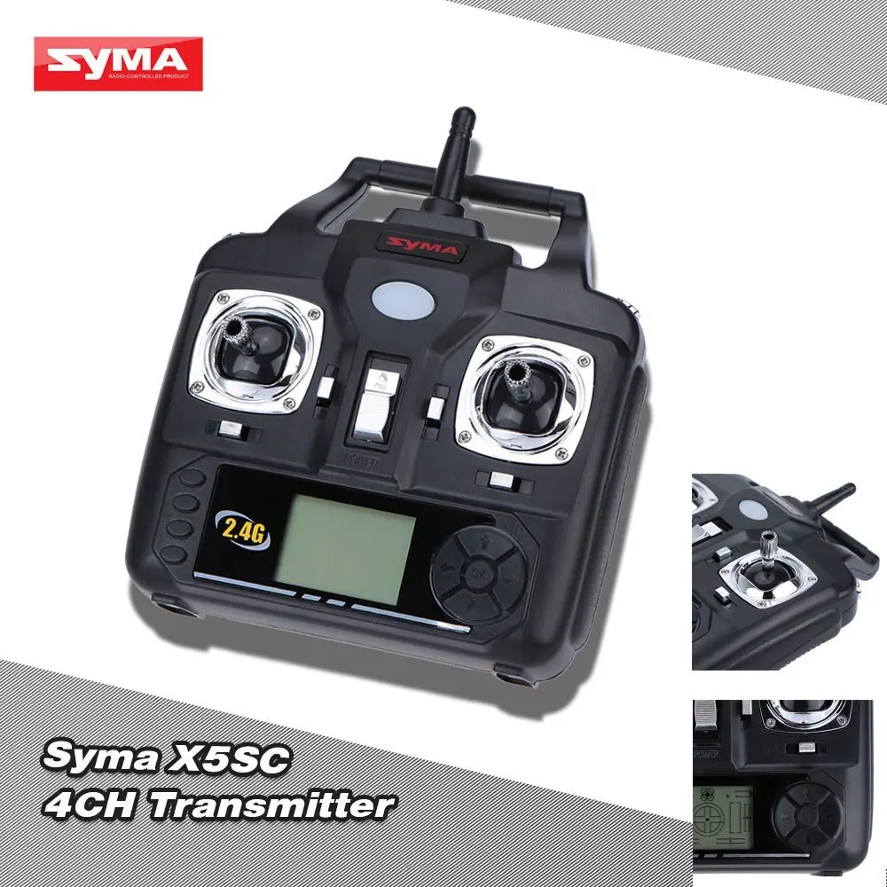 Голубой цвет светильник оригинальный Syma X5C X5C-1 передатчик 2 4G 4CH для X5SC