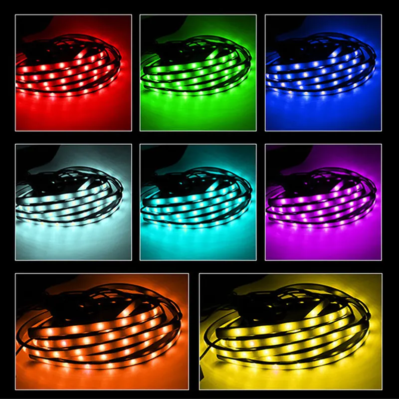 Светильник на шасси с управлением через приложение светодиодная лента RGB под