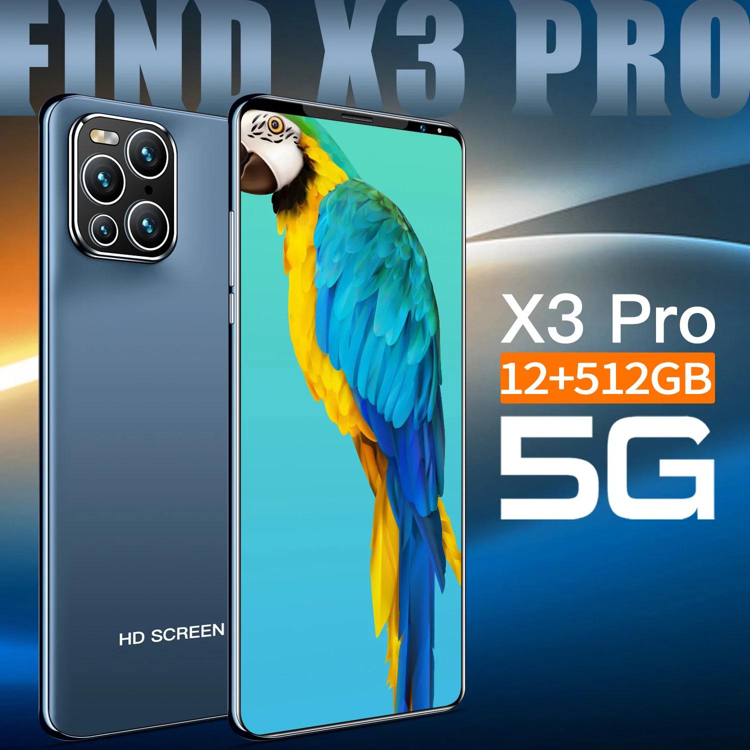 

Фонарь X3 Pro, Andriod 10.0, фонарь, 12 Гб ОЗУ, 512 Гб ПЗУ, MTK6595, 10 ядер, 24 Мп + 48 Мп, GPS, смартфон с двумя SIM-картами, 2021 дюйма