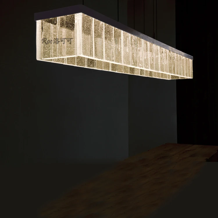 Постмодернизированная люстра прямоугольная для ресторана столовой бара