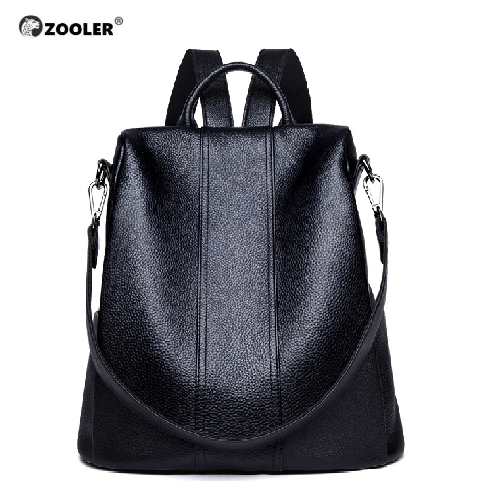 Вместительный женский рюкзак из 100% натуральной кожи Женская дорожная сумка