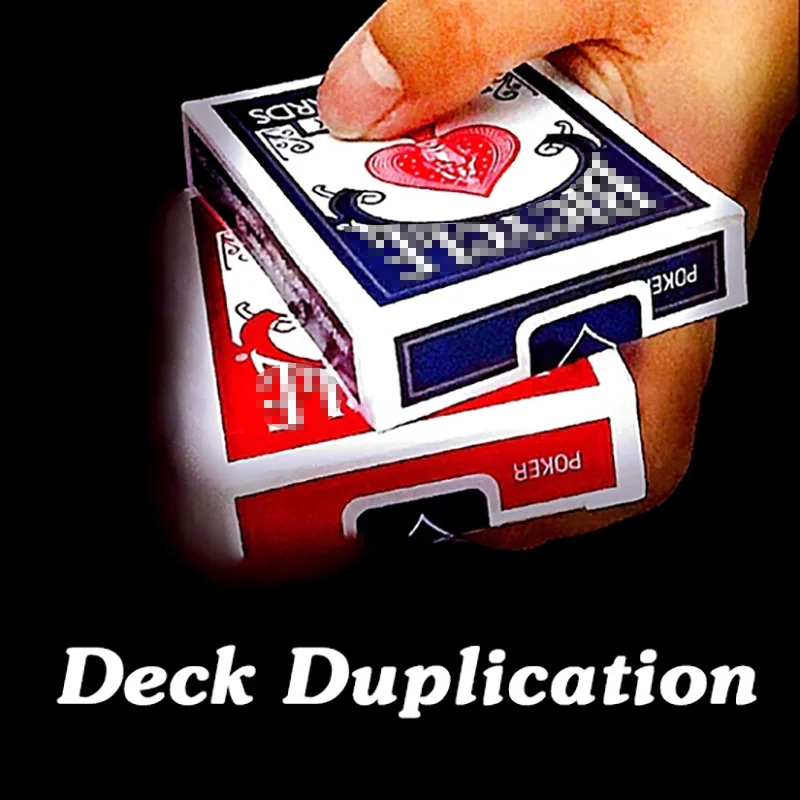 

Deck Duplication Magic Tricks Playing Card Deck 1 to 2 Magician Close Up Street Illusion Gimmick Mentalism Puzzle Toy Magia Card