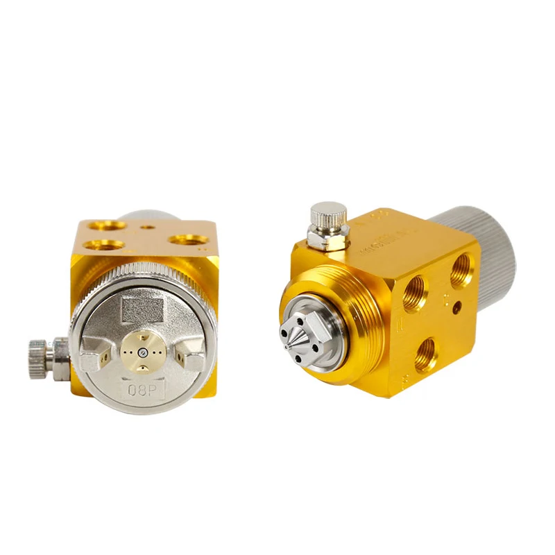 

A-100 automatic spray gun air atomizing spray gun blister machine pneumatic wave soldering flux release agent nozzle