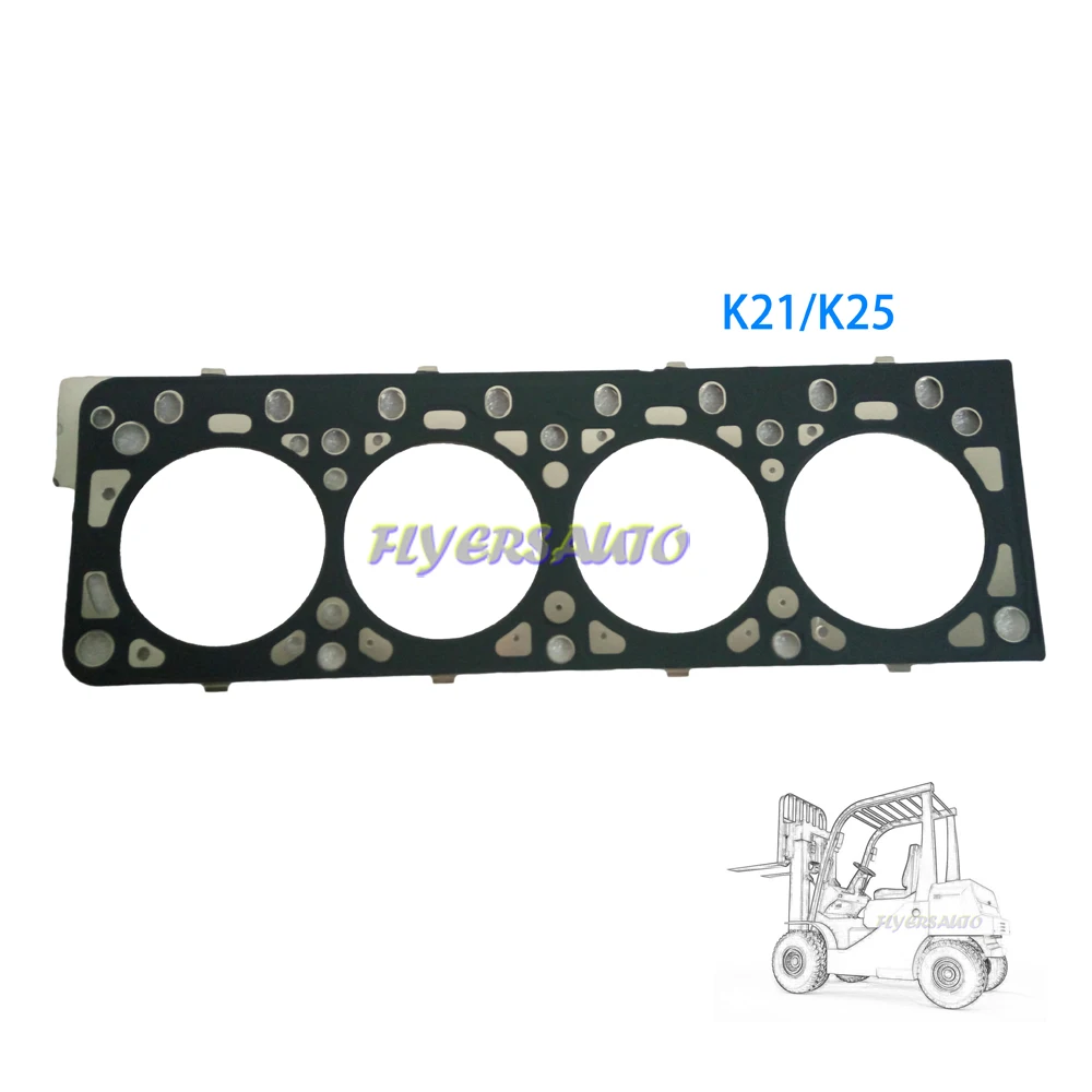 

STAINLESS STEEL HEAD GASKET FITS 11044-FU400 91H20-00360 91H20-00370 for NISSAN K21 K25 ENGINE