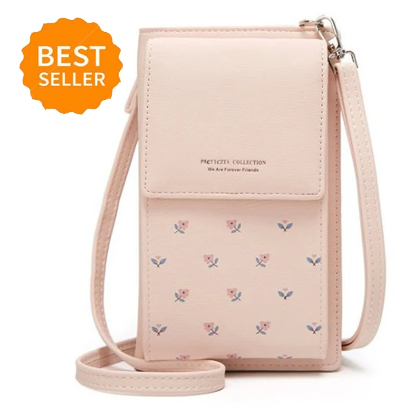 

New Ladies Long Mobile Phone Bag Large Capacity Bills Student Casual Wallet Fashion Women Sling Bag