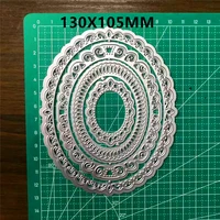 oval frame metal cutting dies new arrival 2021 stencils for decoration metal die cutters for scrapbooking arts