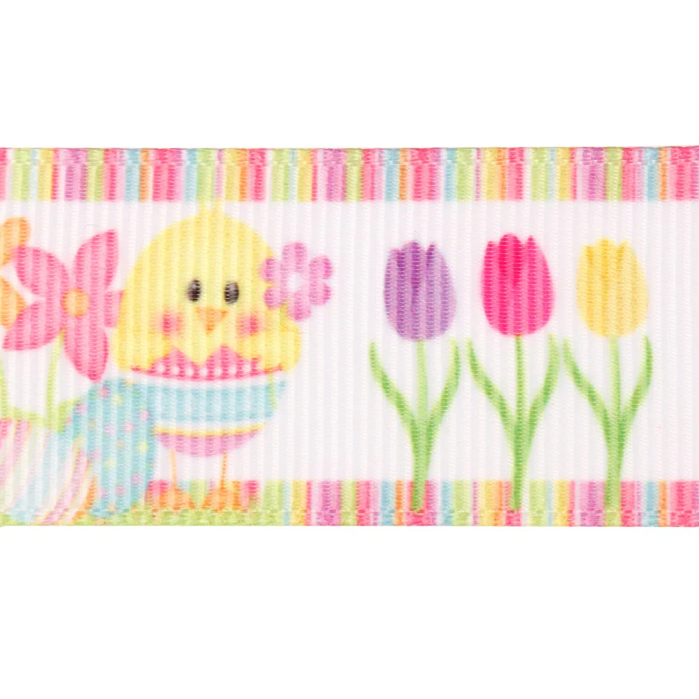 5Y 25 мм Пасхальная фотолента яйцо кролик мультяшный принт лента ремесла упаковка