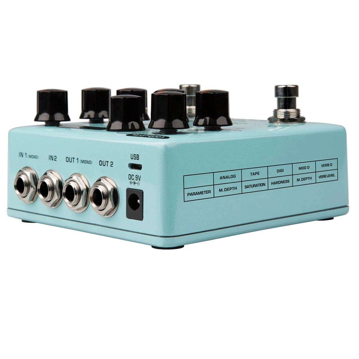 Педаль задержки NUX NDD-6 Duotime Stereo с независимым временем аналоговая задержка