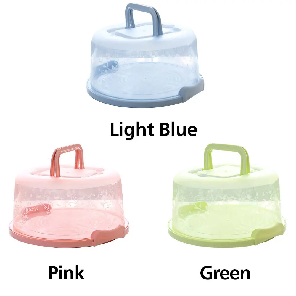 Контейнер для кексов коробка торта Ручной уплотнитель круглый пластиковый кухонный инструмент бар свадьба