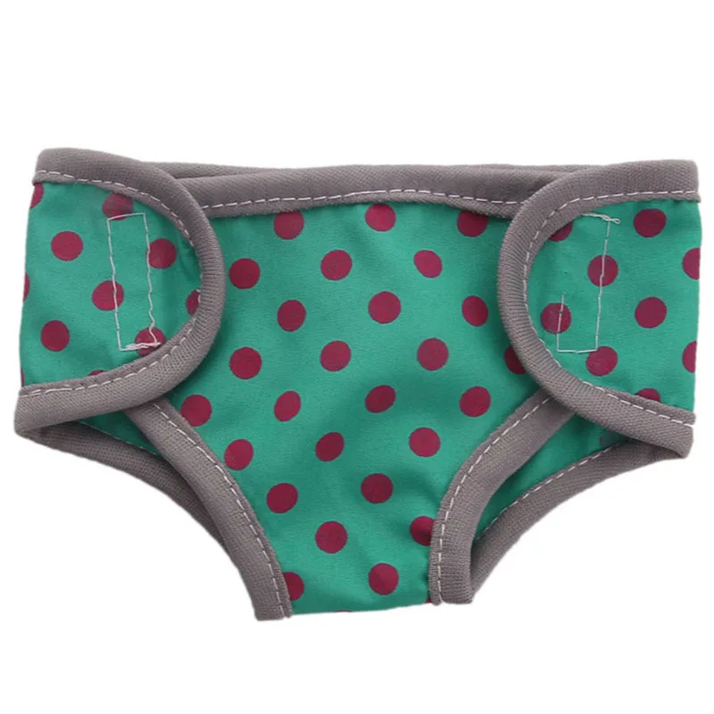 

2021 Baby Underwear Diapers Panties for 18" American Girl BJD 45cm Reborn Baby Pajamas Doll Accessories