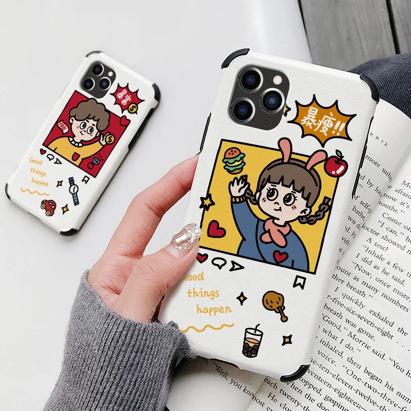 

Skinny Girl Phone Case For iPhone 11 11pro 11promax Pro Max Liquid Silicone Cover