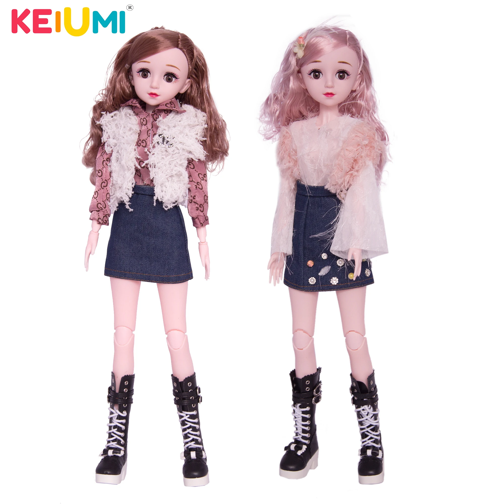 KEIUMI 1/3 BJD куклы 24 &quotгибкая модель с сестрами в городском стиле хороший выбор для