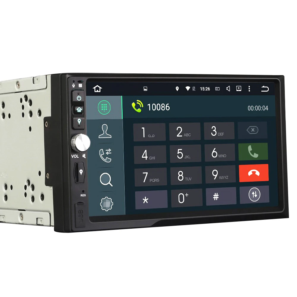 Автомагнитола Eunavi TDA7851 2 Din 7 дюймов Android 9 0 GPS навигация Wi Fi Bluetooth сенсорный экран