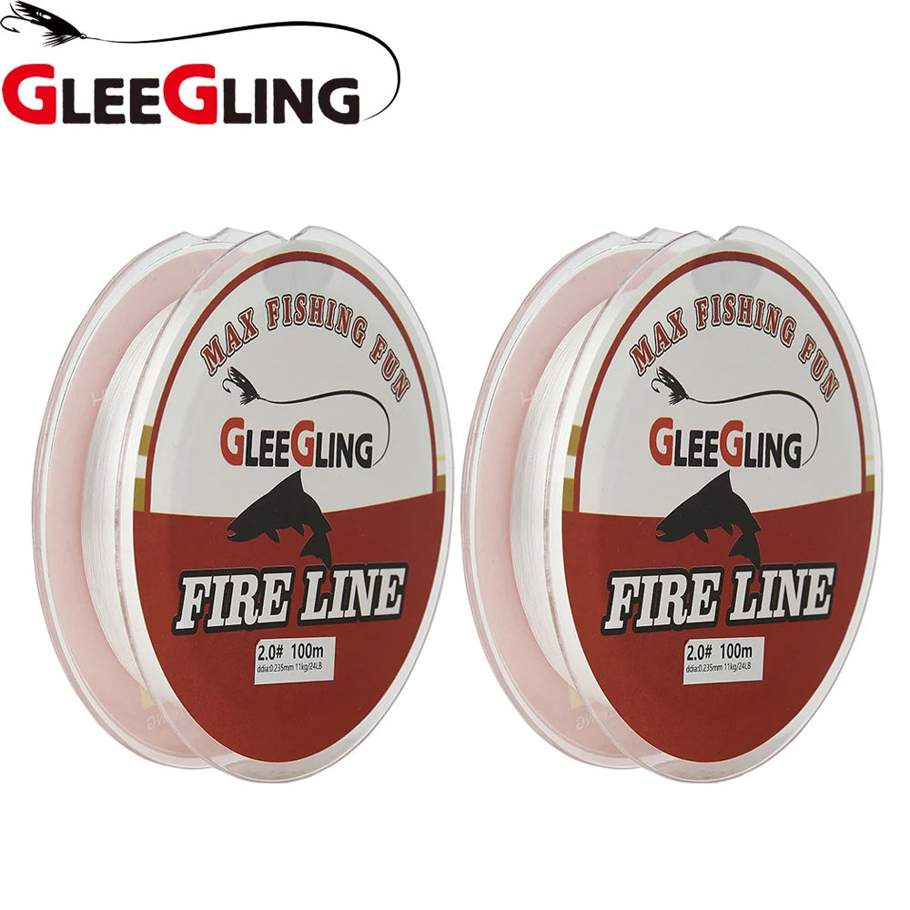GLEEGLING прочная огнеупорная проволока 100 м Tresse Peche рыболовная леска 7 80 кг Vissen Accessoires