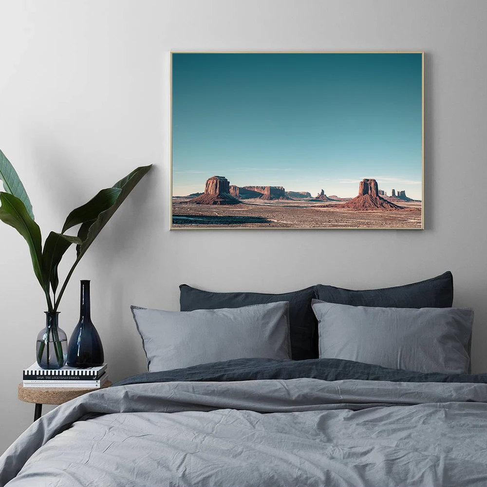 Фотообои с изображением долины пейзажа природного каньона Картина на холсте