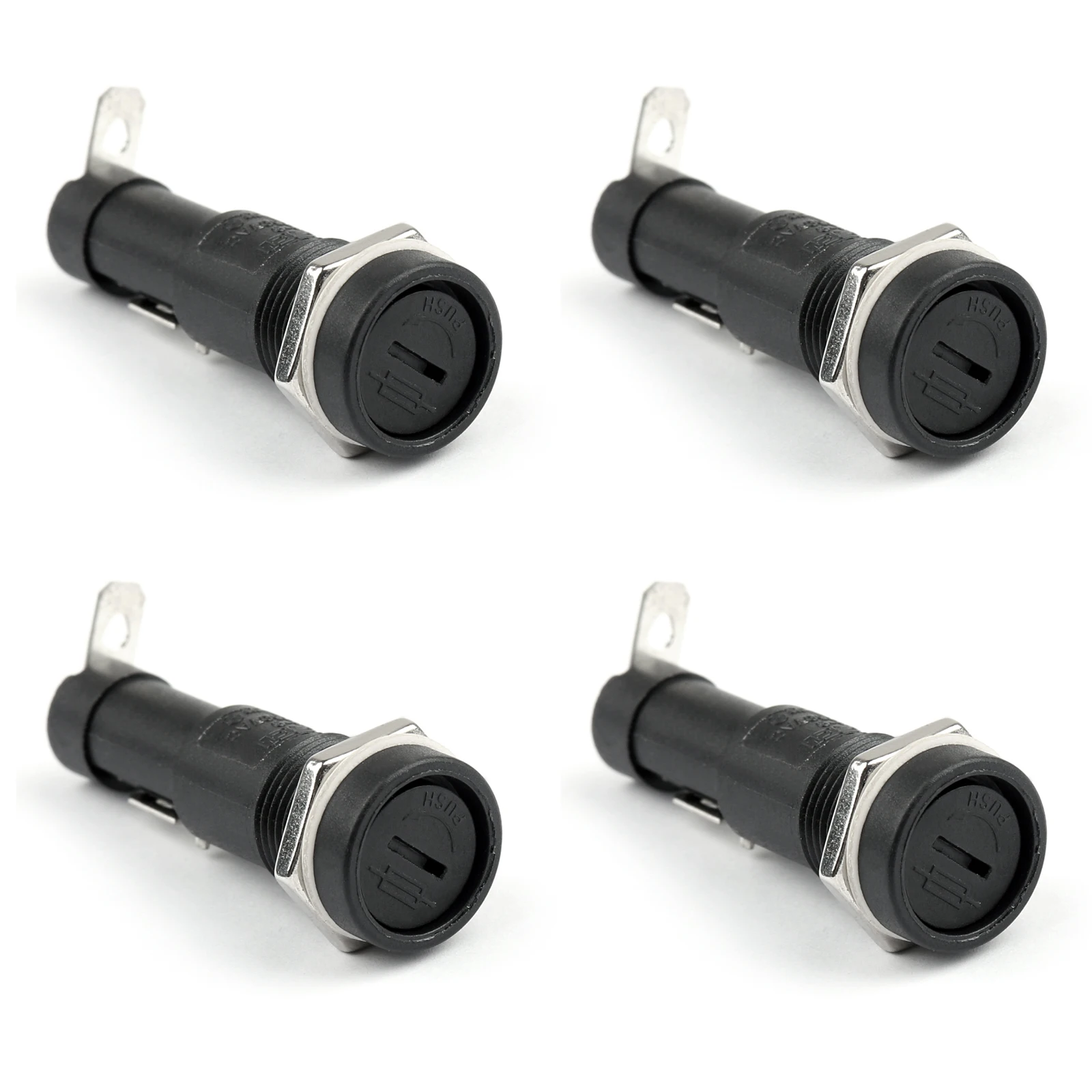 

Areyourshop 4 шт. SCI R3-9A держатель предохранителя Панель Крепление Шасси для 6x30 мм Стекло Предохранители