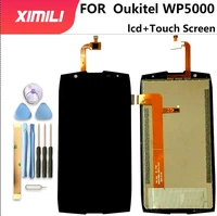 5 7 inch oukitel wp5000 lcd displaytouch screen digitizer assembly accessories 100 original for mobile phone oukitel wp5000