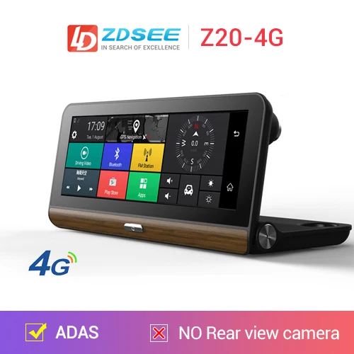 3G support LDZDSEE 7,8" ips 4G ADAS Автомобильный видеорегистратор dashcam Full HD 1080P камера видео регистратор Android gps карта 1G+ 16GB - Название цвета: 3G support