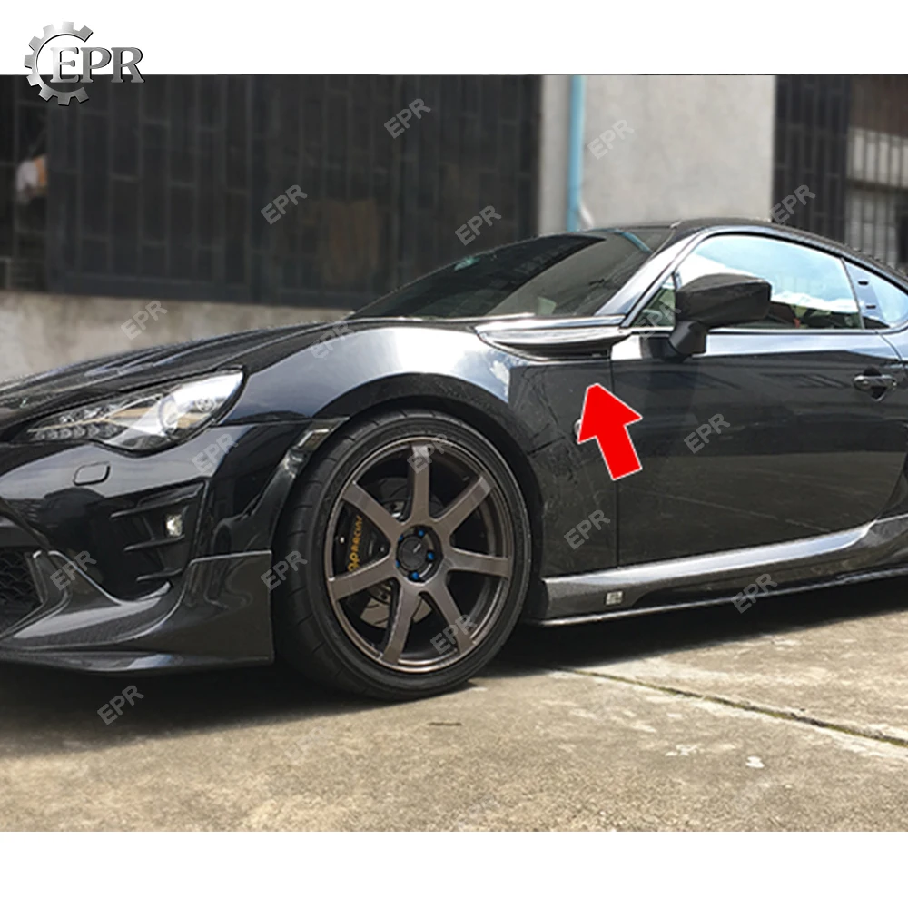 FRP Передняя панель отделка для BRZ FT86 FRS стекло волокно переднее крыло добавить на тело комплект настройки для FT86 BRZ гонки
