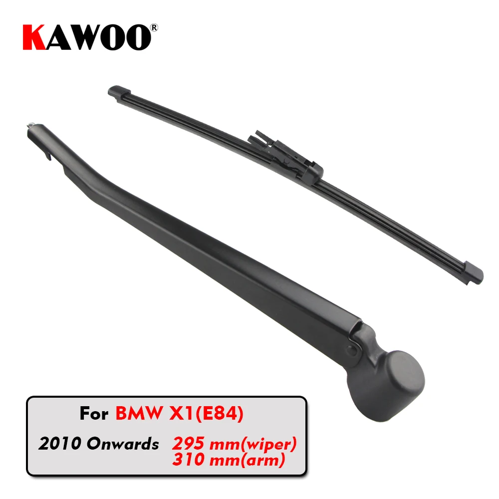 

KAWOO Car Rear Wiper Blade Blades Back Window Wipers Arm For BMW X1(E84) Hatchback (2010 Onwards) 295mm Auto Windscreen Blade