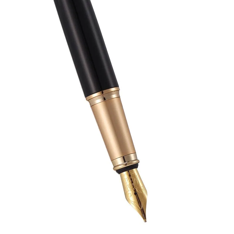 ПИКАССО 902 Золотая гравировальная металлическая авторучка золотой зажим иридий