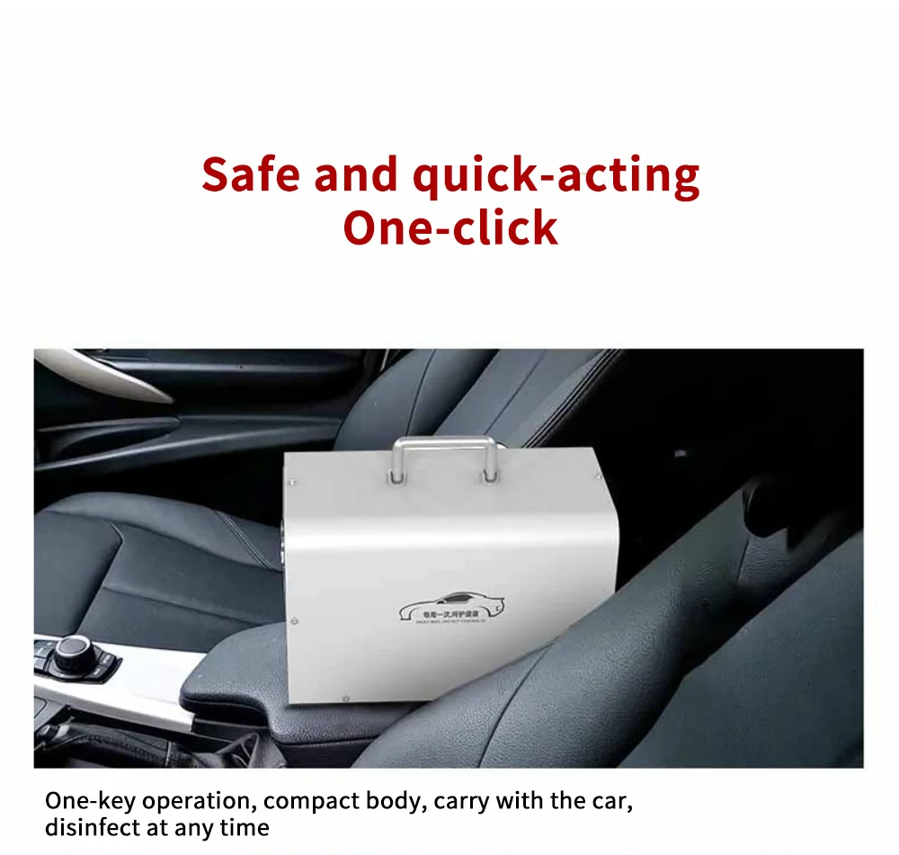 vender Filtro De Ar Limpo Do Desodorizador Do Formaldeído Do Gerador 220v-240v Do Ozônio Do íon Negativo Portátil Do Purificador De Ar Mini, Plugue Da Ue