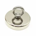 Супермощный Неодимовый держатель для рыболовного магнита PTSNET 280 кг D90, кольцевой спасательный крючок с отверстием, постоянный глубоководный вытяжной кронштейн