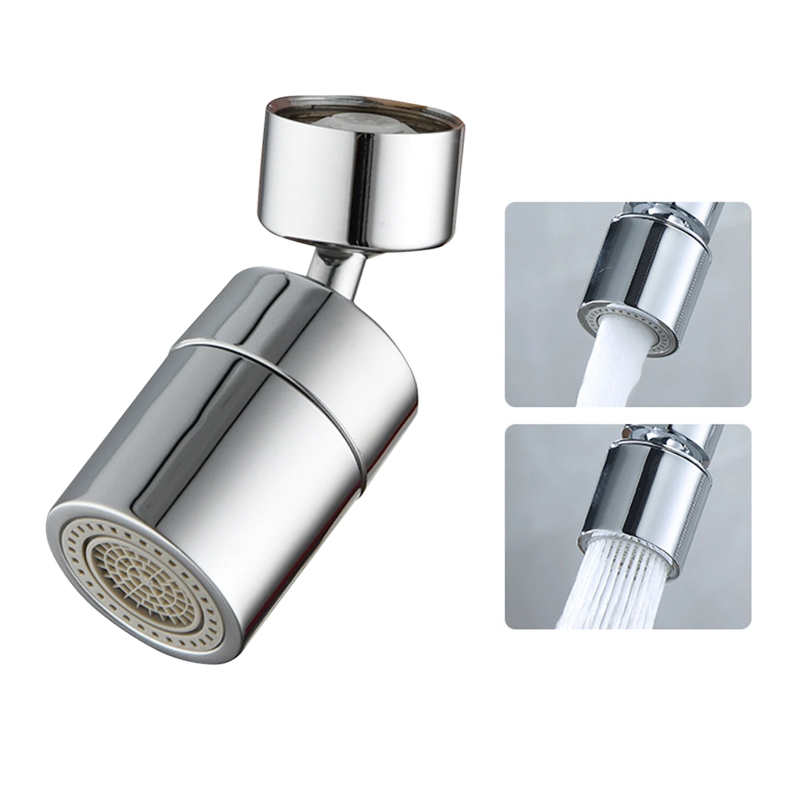

Kitchen Faucet Aerator Water Tap Nozzle Bubbler Water Saving Filter 360-Degree 2-Flow Water Saving Nozzle Sprayer