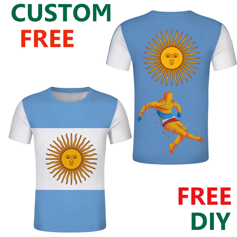 Аргентинского флага футболка собственными руками Сделай Сам бесплатная