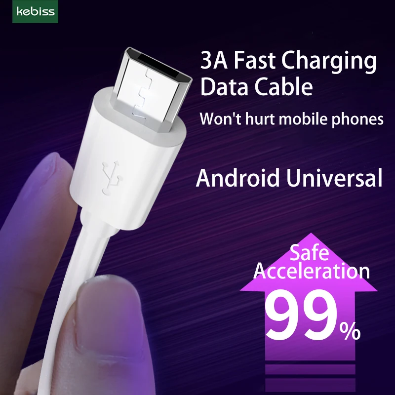 Кабель Micro USB 3 м быстрая зарядка А для планшетов Android Samsung Xiaomi LG Huawei аксессуары