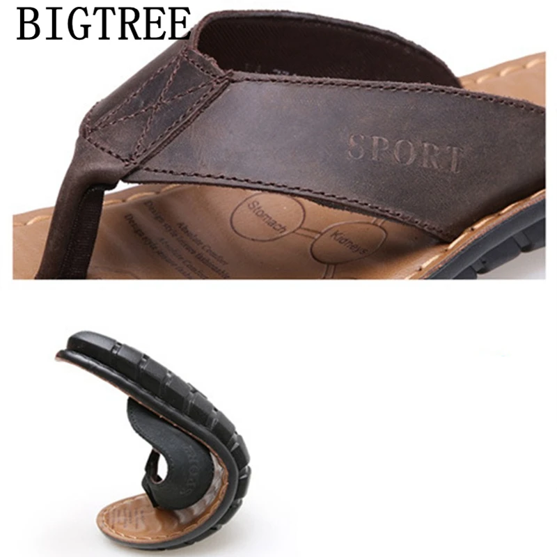 Пляжные вьетнамки Дизайнерская обувь для мужчин Шлепанцы из натуральной кожи