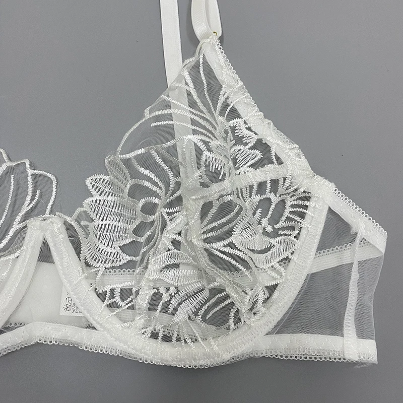 Ellolace сексуальное нижнее белье с цветочной вышивкой эротическое Короткие