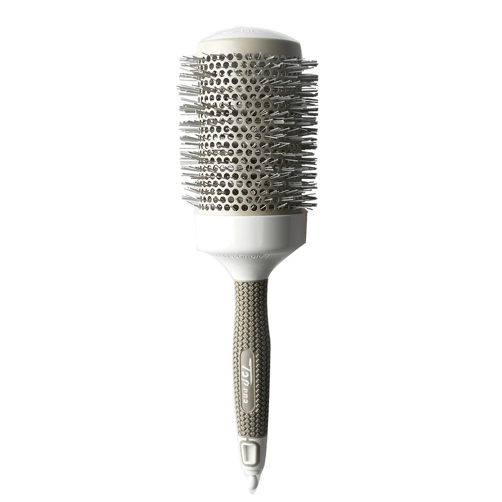 

Popular Hair Round Ionic Brush With Tail Needle Hairstyling Dryer Blow Ceramic Hair Brush Y-090 in 6 Sizes Do Not Harm Hair