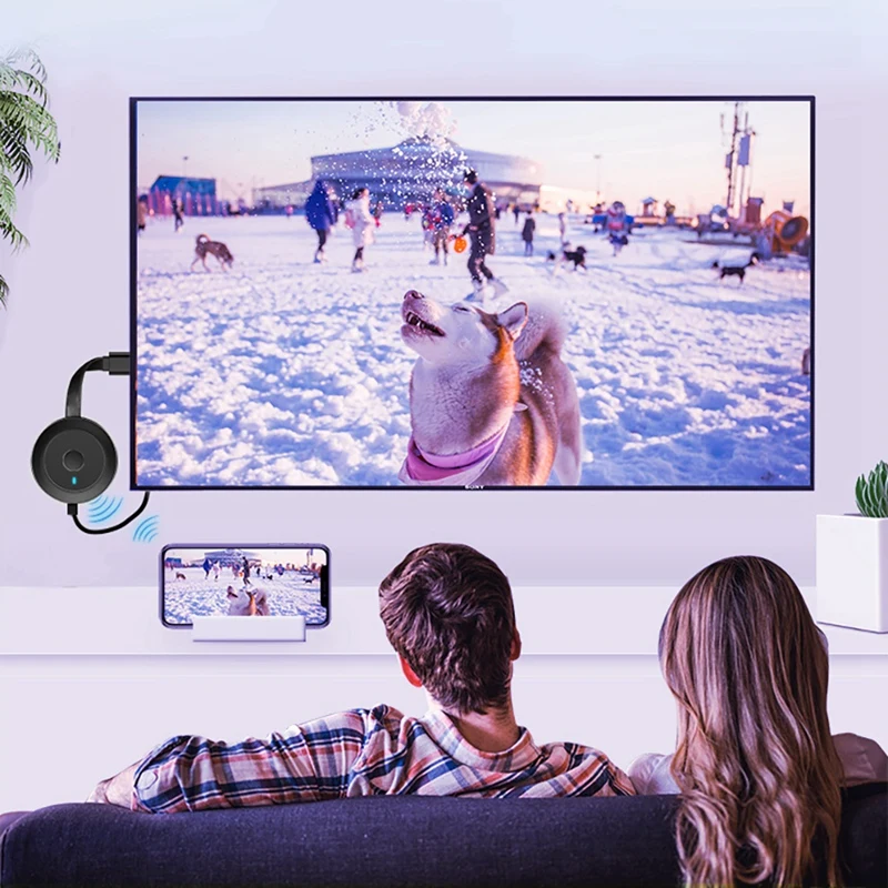 

G17 TV Stick HD 1080P 2.4G/5G WiFi wireless Display TV Dongle Receiver for Android IOS PC for Netflix YouTube