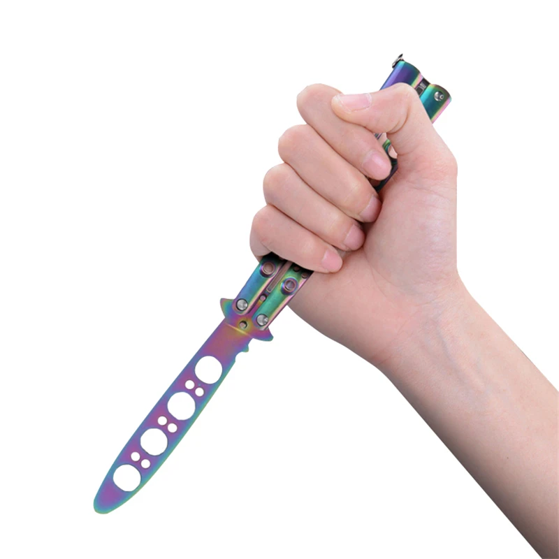 Нож от cs go Vlinder Balisong Mes инструмент для тренировки Karambit | Игрушки и хобби