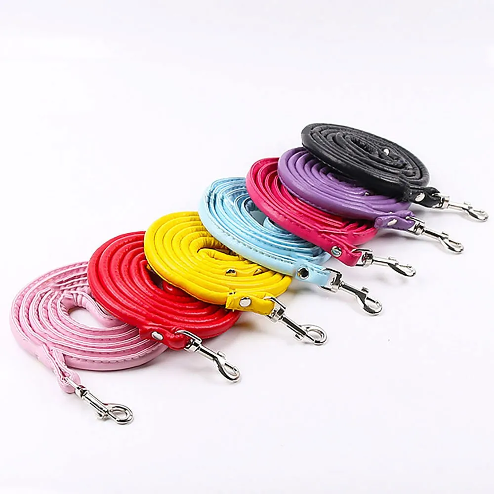 

Leather Dog Leash Harness Cat Puppy Running Leashes Raining Rope Belt For Dogs Leads Pet Supplies Dog Supplies Durable Dog Rope