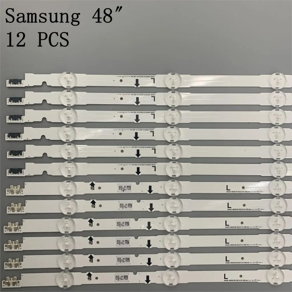 LED Backlight strip 9 lamp For SAMSUNG 2014SVS48F UA48J5088AC UE48H6400 BN96-30453A D4GE-480DCA-R3 D4GE-480DCB-R3 ue48h6500