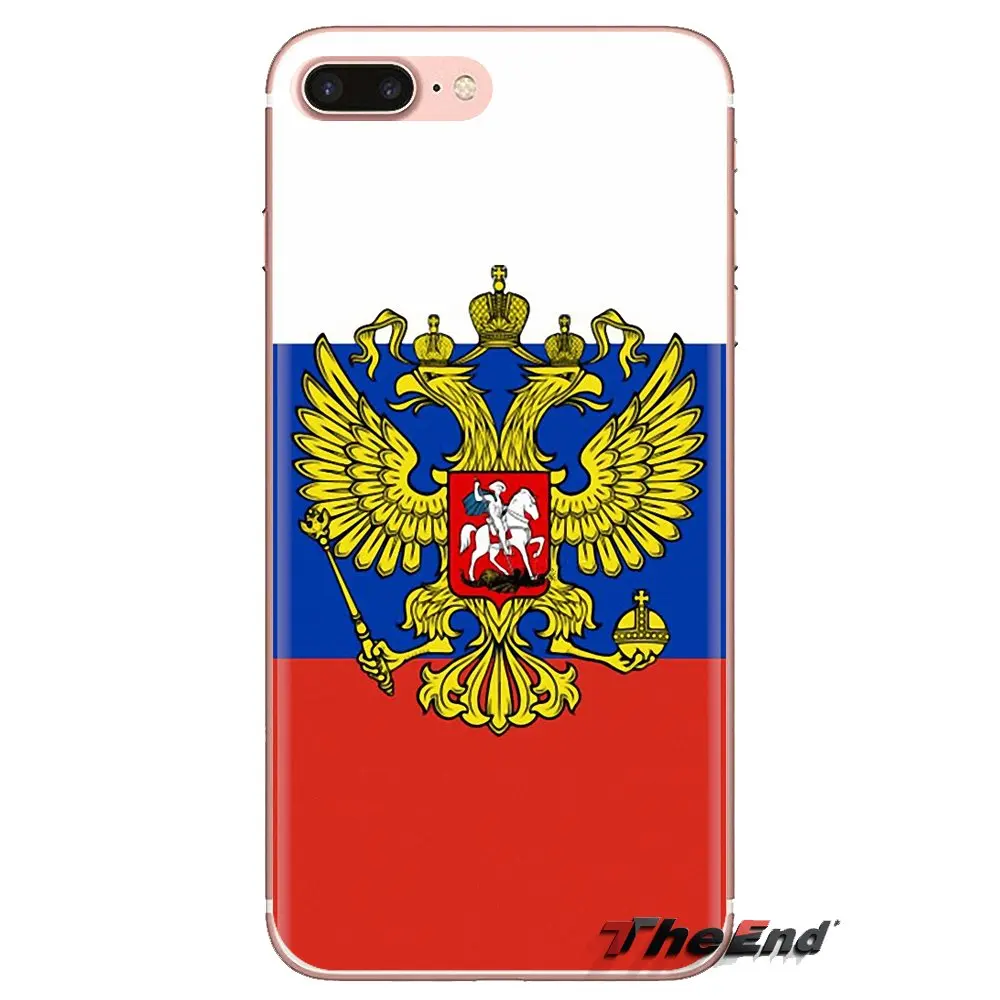 Русский Герб Флаг для Samsung Galaxy A3 A5 A7 A9 A8 Star A6 Plus 2018 2015 2016 2017 мягкие прозрачные чехлы |
