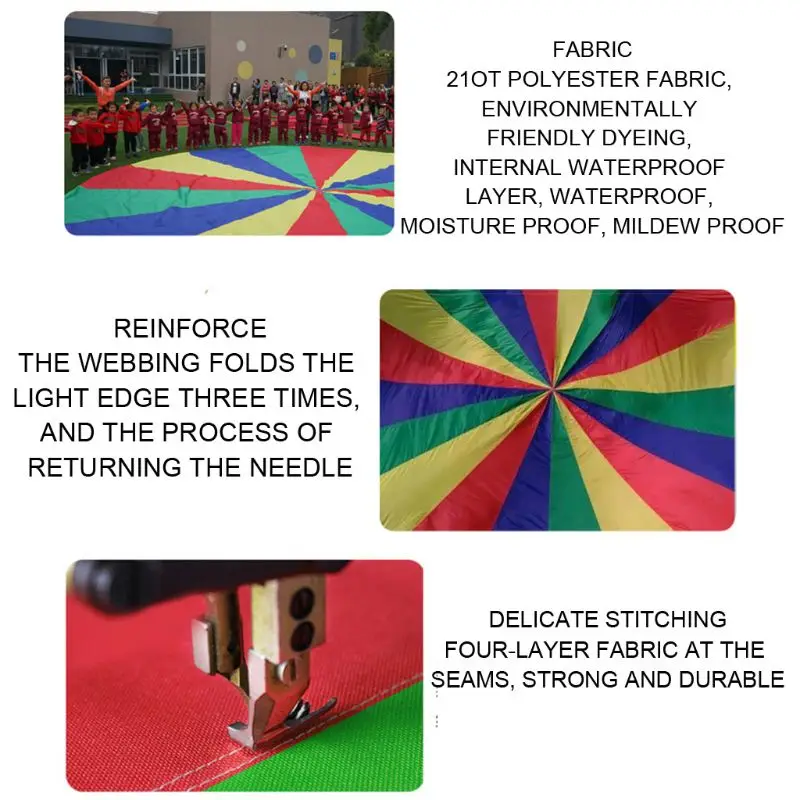 2 м дети играть красочный парашют игры на открытом воздухе упражнения Спорт