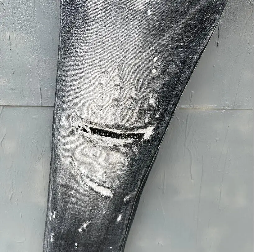 classic,Authentic DSQUARED2,Retro,Italian brand ,Women/Men Jeans,locomotive,Jogging jeans,DSQ051-1