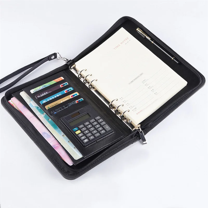 Многофункциональная ручная сумка блокнот бесплатный калькулятор металлическая