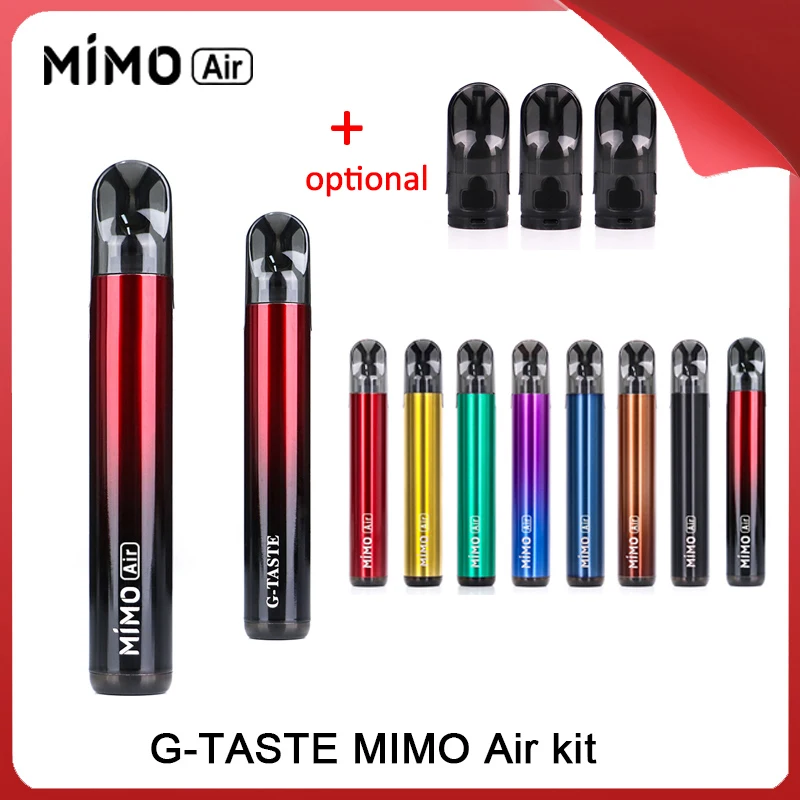 G Taste MIMO Air Pod system Kit питание от аккумулятора 450 мАч с рулоном 1.8ohm электронная
