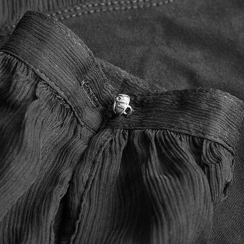 Панк рейв Готический паутина кружева кисточка рукава платье сексуальные женские