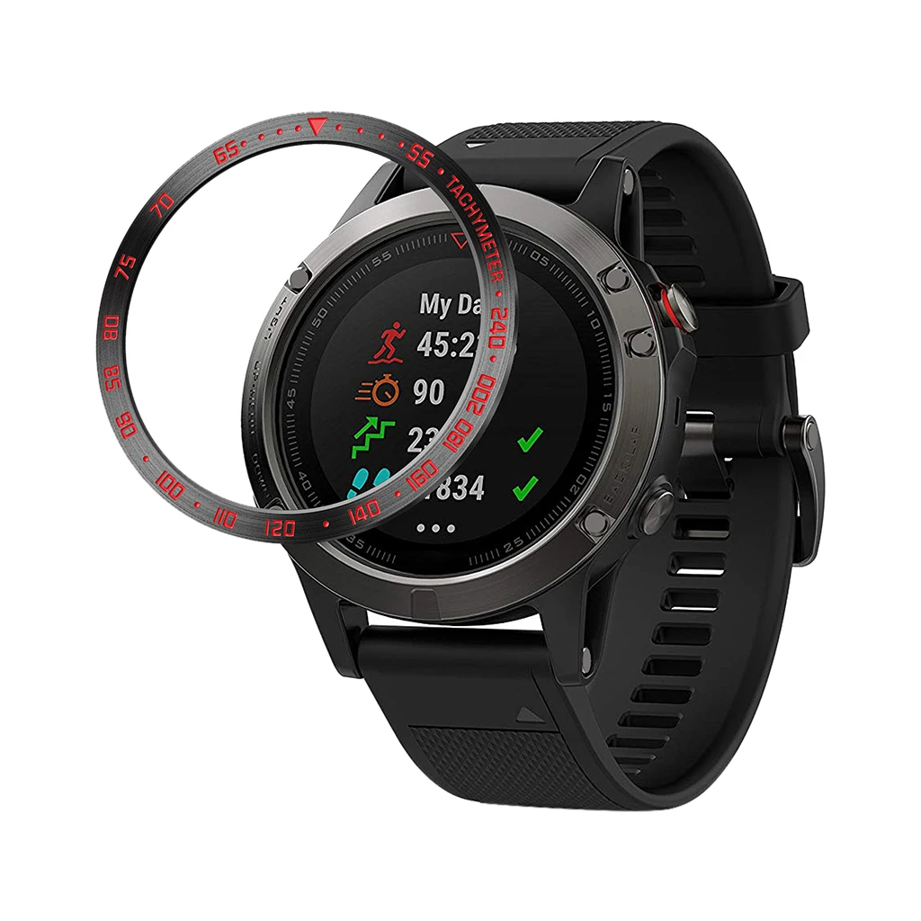 Часы Ободок кольцо клейкая крышка Анти чехол от царапин для Garmin Fenix 5/5 плюс Смарт часы аксессуары Fenix5 Fenix 5 plus#1120