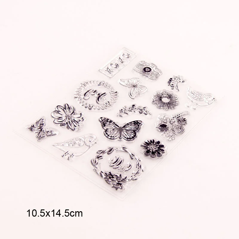 Резиновые прозрачные штампы Hello Joy Bird силиконовые товары для рукоделия